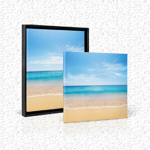 لوحة كانفاس باطار خشبي 100×120 سم